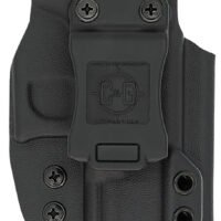 C&G Holsters 1864100 Covert IWB Black Kydex Belt Clip Fits 1911 3.5" Right Hand