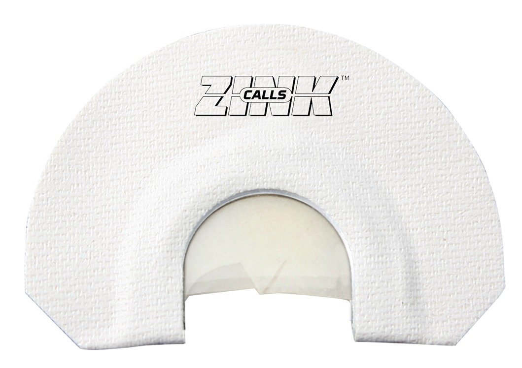 ZINK ZNKZNK312 Lucky Lady Diaphragm Call Triple Reed Turkey Sounds White V-Notch Cut