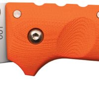 Cold Steel CS30URY Ultimate Hunter 3.50" Folding Drop Point Plain American S35VN Blade/5" Orange G10 Handle Includes Belt Clip