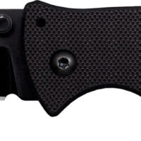 Cold Steel CSFLC3SP10A Verdict 3" Folding Spear Point Plain Black Matte AUS-10A SS Blade/Black G10 Handle Includes Belt Clip