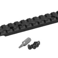 Henry HEGW14PR Picatinny Rail Matte Black Aluminum 5.09" Long Fits Henry H014 Long Ranger