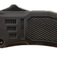 Steel River Knives MT616BDP Spartan Mini 2.75" OTF Drop Point Plain Black/Silver 440C SS Blade/ 4.25" Black Aluminum Zinc Alloy Handle