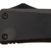 Steel River Knives T624BDP Spartan 3.75" Drop Point Black/Silver 440C SS Blade 5.5" Black Aluminum Zinc Alloy Handle