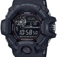 G-shock/vlc Distribution GW94001B G-Shock Tactical Rangeman Keep Time Blackout Size 145-215mm Features Digital Compass