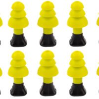 Allen 4122 Silicone Ear Plugs 26 dB Yellow 5 Pair