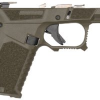 Sct Manufacturing 0226020000IB Sub Compact  Compatible w/ Glock 43X/48 OD Green Polymer Frame Aggressive Texture Grip