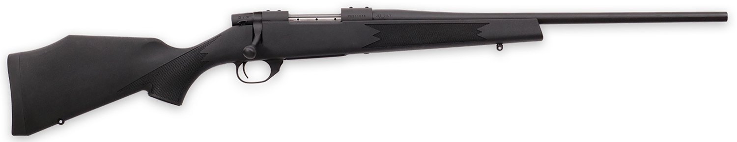 Weatherby VYT223RR0T Vanguard Synthetic Compact 223 Rem 5+1 20" Matte Blued #1 Threaded Barrel, Matte Blued Drilled & Tapped Steel Receiver, Black Adjustable Synthetic Stock