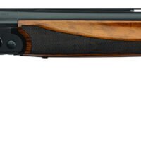 Charles Daly 930395 202E  20 Gauge Break Open 3" 2rd 26" Black Over/Under Vent Rib Barrel, Black Engraved Steel Receiver, Fixed w/Pistol Grip Walnut Stock