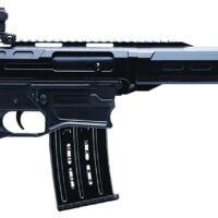 Charles Daly 930411 AR-12A 12 Gauge Semi-Auto 3" 5+1 18.50" Black Steel Barrel, Black Picatinny Rail Aluminum Receiver, Black Adj w/Pistol Grip Synthetic Stock