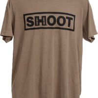 Hornady 99606XL Shoot T-Shirt Brown Tri-Blend Short Sleeve XL