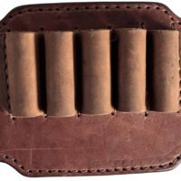 1791 Gunleather HNTABSMRBRWA Ammo Belt Slide Brown Leather