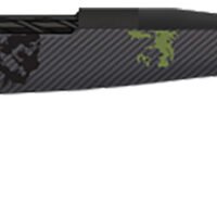 Fierce Firearms TWROG7PRC24BF Twisted Rogue 7mm PRC 24" Black Cerakote Steel Threaded Barrel, Black Cerakote Drilled & Tapped Steel Receiver, LR Negative Comb Forest Camo Carbon Fiber Stock