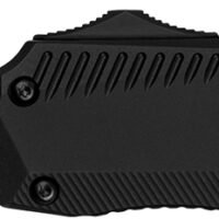 Kershaw 9000R Livewire Automatic 3.30" OTF Reverse Tanto Plain Black PVD Flats/Satin Grinds CPM MagnaCut Steel Blade, Black Anodized Aluminum Handle