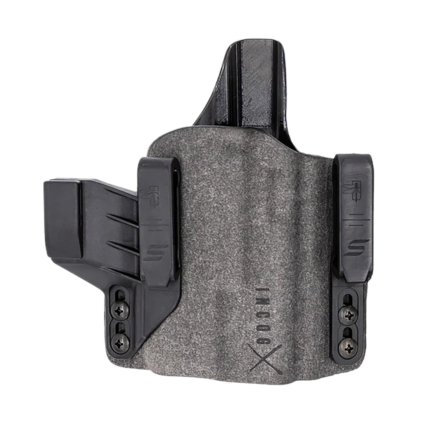 Safariland INCOG0244A0CX261 Incog X IWB Gray Cordura Fits Springfield Hellcat Pro, Belt Clip Mount, Right Hand