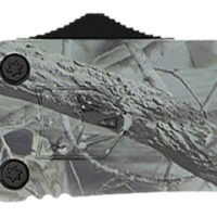 CobraTec Knives MWDFS3DNS FS-3  Medium 3" OTF Drop Point Plain D2 Steel Blade, 4.50" Woodland Camo Aluminum Alloy Handle