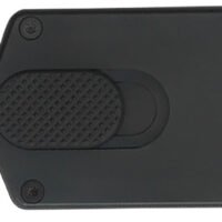 CobraTec Knives CTASPBLK ASP 1.94" OTF Dagger Plain D2 Steel Blade, 3.31" Black Aluminum Handle