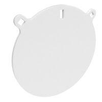 Birchwood Casey BC-RND10-38 Round Steel Target Plate 10" Pistol/Rifle Black/Red/White Steel 0.38" Thick Hanging