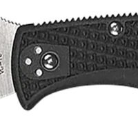 Spyderco C243FPWCBK Endela Lightweight 3.40" Folding Wharncliffe Plain VG-10 SS Blade, Black Textured FRN Handle