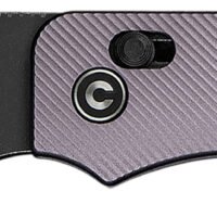 Civivi Knives C23074-2 Baby Banter 2 2.34": Folding Drop Point Plain Black Stonewashed Nitro-V Steel Blade, Purple Textured Aluminum Handle