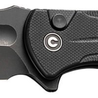 Civivi Knives C23053-1 Incindie  3.48" Folding Spear Point Plain Black Stonewashed 14C28N Steel Blade, Black Textured G10 Handle