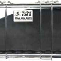 Pelican 1060025100 Micro Case  Black/Clear Polycarbonate 9.88" Long