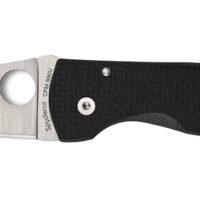 Spyderco C264CFP MicroJimbo 2.45" Folding Wharncliffe Plain Satin CPM S90V Blade, Black Textured Carbon Fiber Handle