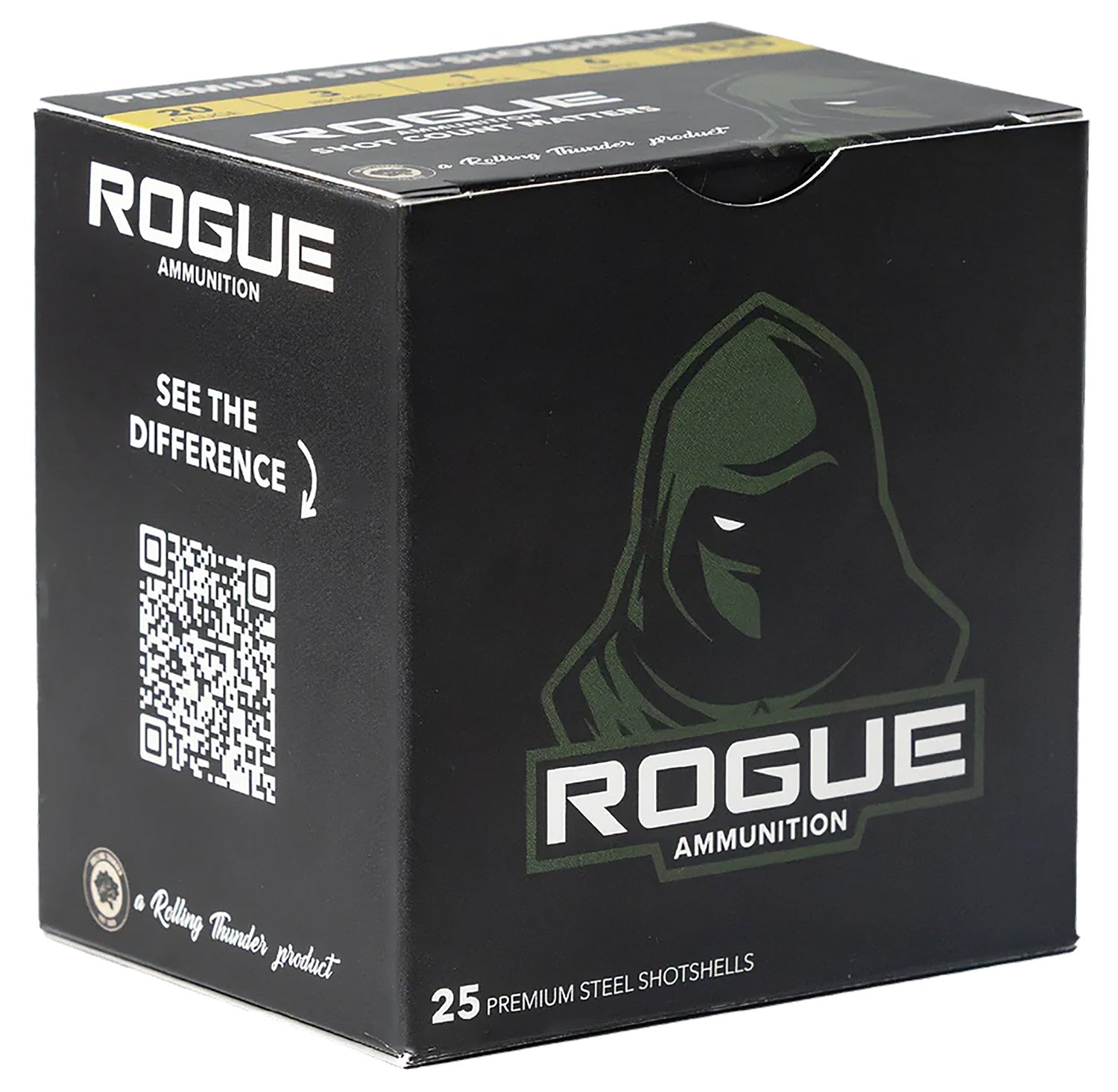Rogue Ammunition RA-20-1-4S 20Gauge 3" 1oz 4Shot 25 Per Box/10 Case