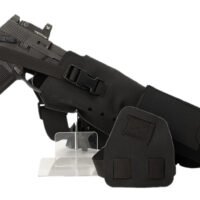 Cole-tac VWX102 Varmint Wrangler XL Pistol Holder Chest Black Left Hand