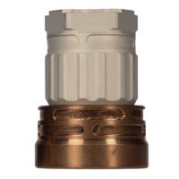 Q LLC ACCE9MOUNTTRILUGCLEAR Erect9r Three-Way Mount 9mm Aluminum/Stainless Steel Clear Hardcoat Anodized Tan