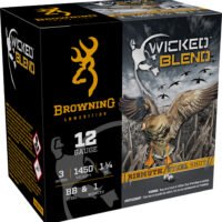 Browning Ammo B193431230 Wicked Blend  12Gauge 3" 1 1/4oz BB/1BI Shot 25 Per Box/10 Case