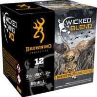 Browning Ammo B193431240 Wicked Blend  12Gauge 3.50" 1 1/2oz BB/1BI Shot 25 Per Box/10 Case