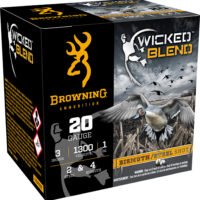 Browning Ammo B193432032 Wicked Blend  20Gauge 3" 1oz 2/4BI Shot 25 Per Box/10 Case