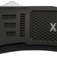 Xcaliber Knife Company  40 Cal  Medium 3.25" OTF Tanto Part Serrated 440C SS Blade, 4.64" Steel Handle