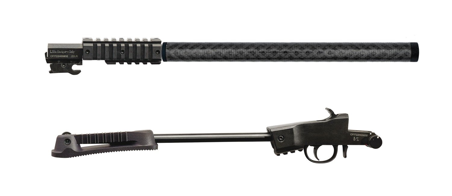 Chiappa Firearms 500281 Little Badger 22 LR 12+1 16.50" Threaded Carbon Fiber Shroud Barrel