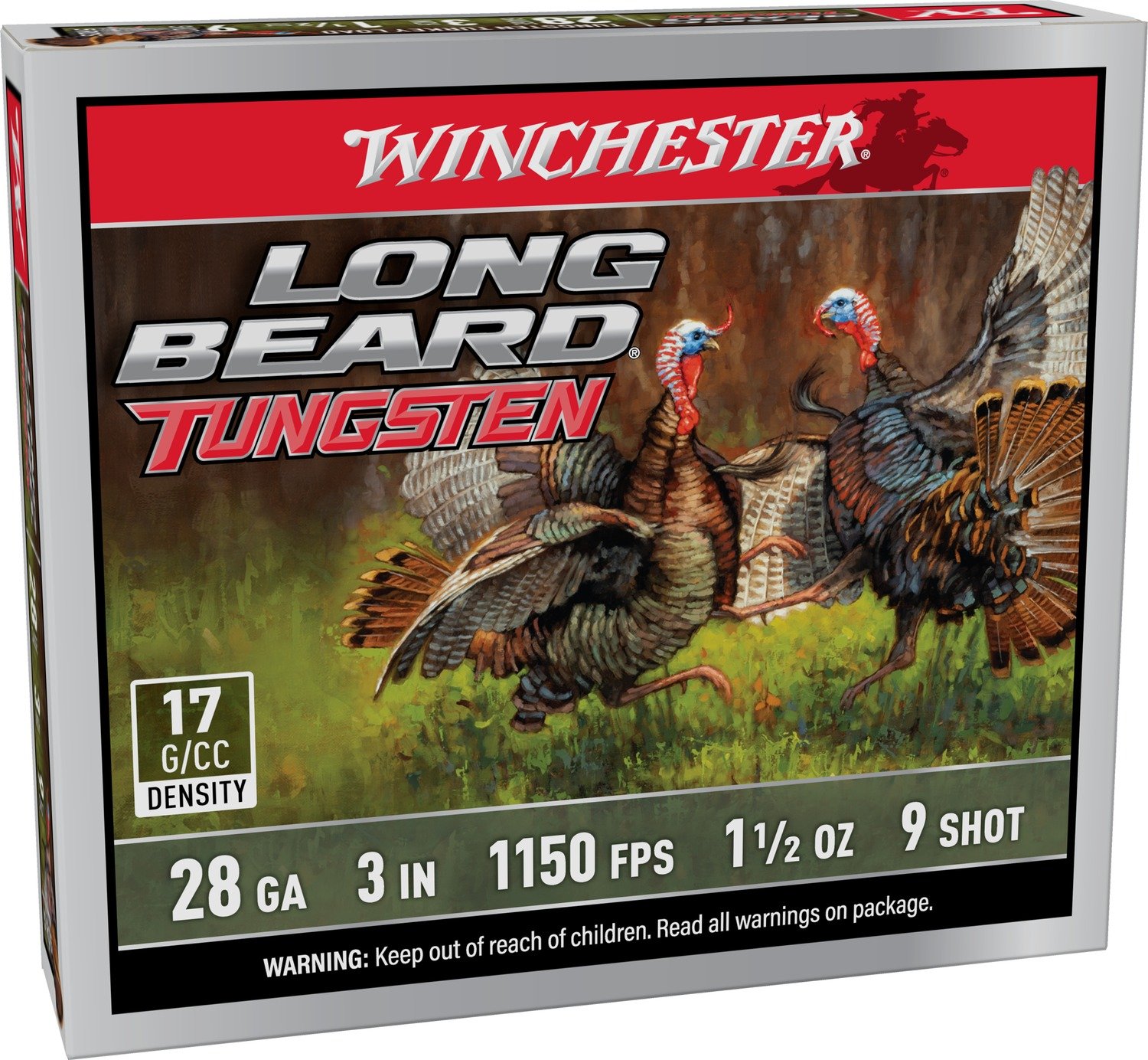 WIN LBT2839 28G 3" #9 LONGBEARD TS17 1-1/2 5/10