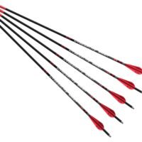BARNETT BAR20043 HYPERFLITE 22" ARROWS 5PK RED/WHT