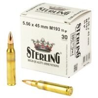 STERLING 8698779967222 556X45 M193 55GR FMJ 30/50