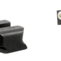 TruGlo TG231W1W Tritium Pro Black | Green Tritium White Outline Front Sight Green Tritium Rear Sight