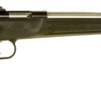 Crickett KSA2245 Youth  22 LR 1rd  16.12" Stainless Steel Barrel, Fixed Front/Adjustable Rear Peep Sights, Black Synthetic Stock w/11.5" LOP, Rebounding Firing Pin Safety