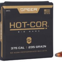 Speer 2471 Hot-Cor  375Cal 235gr Semi Spitzer Soft Point 50 Per Box/5 Case