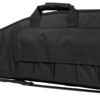 NcStar CV290738 VISM Rifle Case w/ Double Zippers ID Holder Foam Padding & Black Finish