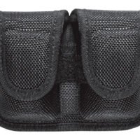 Bianchi 17400 7301 SpeedLoader Pouch Double Black Accumold Hook & Loop Belts 2-2.25" Wide Compatible w/ 38/357