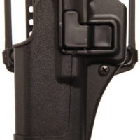 Blackhawk 410520BKL Serpa CQC OWB Size 20 Matte Black Polymer Belt Loop/Paddle Fits S&W J Frame Fits 2" Barrel Left Hand