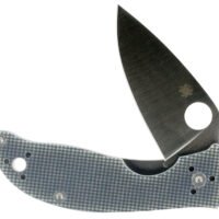 Spyderco C220GPGY Polestar  3.30" Folding Drop Point Plain CTS BD1 SS Blade Gray G10 Handle Includes Pocket Clip