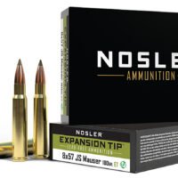 Nosler 40643 E-Tip  8mmMauser 180gr E Tip Lead Free 20 Per Box/10 Case