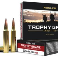 Nosler 60118 Trophy Grade Long-Range 30Nosler 210gr Nosler Spitzer AccuBond Long Range 20 Per Box/10 Case