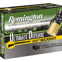 Remington Ammunition 20681 Ultimate Defense Buckshot 20Gauge 2.75" 3Buck Shot 5 Per Box/20 Case