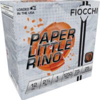 Fiocchi 12FPTX75 Paper Little Rino Extrema 12Gauge 2.75" 1oz 7.5Shot 25 Per Box/10 Case