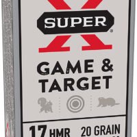Winchester Ammo X17HMR1 Super X  17HMR 20gr Hornady XTP Hollow Point 50 Per Box/20 Case