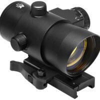 NcStar DLB140R 40mm Red Dot with Red Laser  Black Anodized 1 x 3 MOA Red Dot